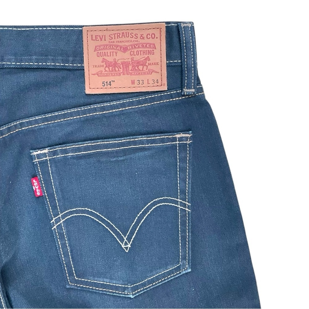๐โ Leviโs 514 Straight Fit 33x34 ๐น Dark Wash Classics - Picture 6 of 6